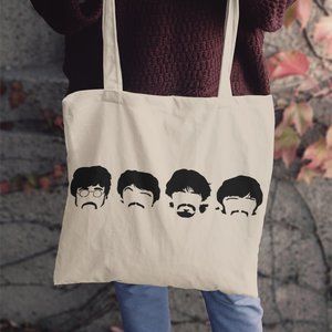 The more Is see the less I know canvas tote